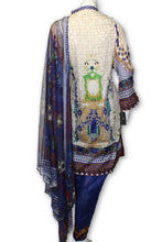 A06 Pakistani Indian Fine Design 3 Pcs Embroidered  Lawn Suit