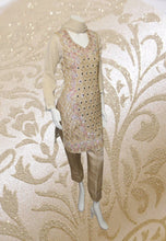 E32 Pakistani Indian Heavy Party Wear Luxury  Chiffon Dress In Mud 3 PC