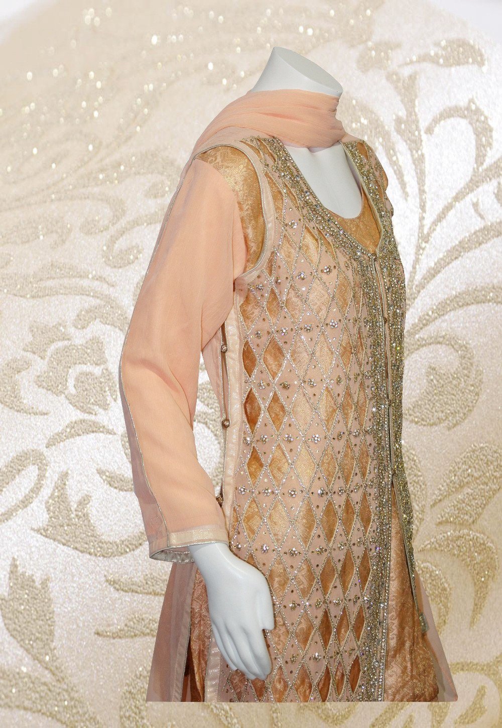Stylish Pakistani Designer Dress for Wedding 2020 – Nameera by Farooq