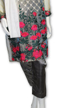 D08 Pakistani Indian Women Embroidered Organza Formal Dress