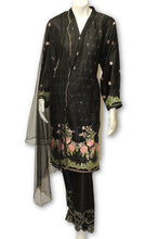 D15 Pakistani Indian Silk Embroidered Dress