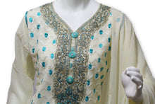 Party Wear Chiffon Dress With Gharara Pants Pakistani Indian Style