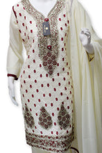 Party Wear Chiffon Dress With Gharara Pants Pakistani Indian Styles