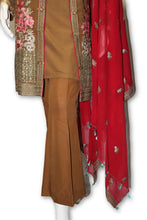 E06 Pakistani Indian 3 Pc Party Wear Chiffon Dress