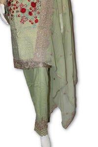 E05 Pakistani Indian 3 Pc Party Wear Lawn Dress