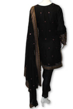 E13 Pakistani Indian 3 Pc Party Wear Chiffon Dress