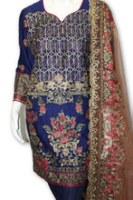 E07 Pakistani Indian 3 Pc Party Wear Chiffon Dress