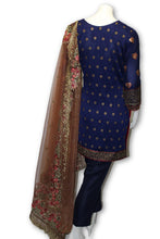 E07 Pakistani Indian 3 Pc Party Wear Chiffon Dress