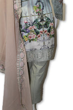 E09 Pakistani Indian 3 Pc Party Wear Chiffon Dress