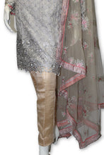 E11 Pakistani Indian 3 Pc Party Wear Chiffon Dress