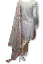 E11 Pakistani Indian 3 Pc Party Wear Chiffon Dress