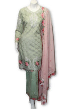 E10 Pakistani Indian 3 Pc Party Wear Chiffon Dress