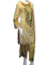 A35 Pakistani Indian Fine Design 3 Pcs Embroidered  Lawn Suit