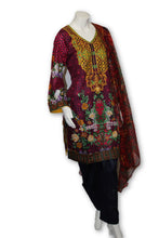 A08 Pakistani Indian Fine Design 3 Pcs Embroidered  Lawn Suit