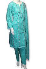 14 Pakistani Indian Fine Design Chicken Embroidered 3 Pcs Suit