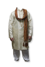 F27  Pakistani Indian Men Fine Design 3 Pcs Fancy Shalwar Kameez  With Stole