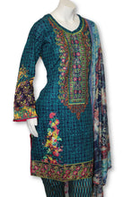 A25 Pakistani Indian Fine Design 3 Pcs Embroidered  Lawn Suit