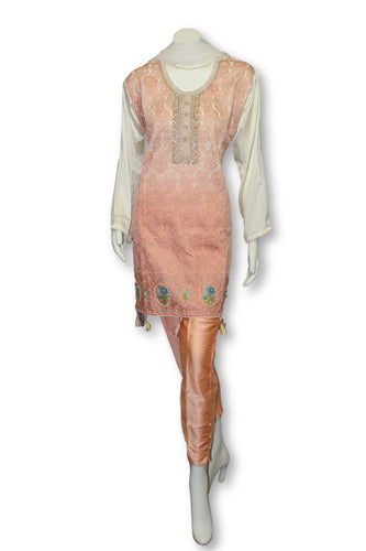D20 Pakistani Indian Women 3 Piece Semi Formal Dress