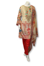 A27 Pakistani Indian Fine Design 3 Pcs Embroidered  Lawn Suit