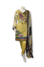 A34 Pakistani Indian Fine Design 3 Pcs Embroidered  Lawn Suit